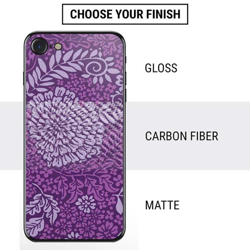 Radiant Orchid Floral iPhone SE (2nd & 3rd Gen) Skin