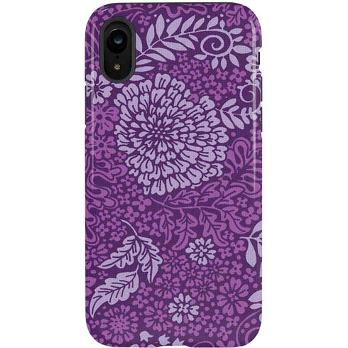 Radiant Orchid Floral iPhone XR Pro Case