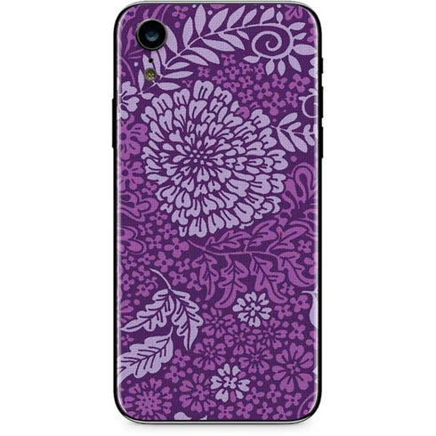 Radiant Orchid Floral iPhone XR Skin