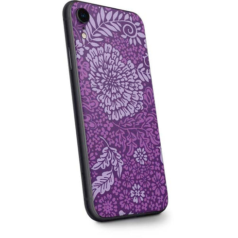 Radiant Orchid Floral iPhone XR Skin