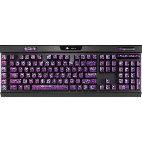 Radiant Orchid Floral K95 RGB PLATINUM Mechanical Gaming Keyboard Skin