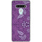 Radiant Orchid Floral LG Stylo 6 Clear Case