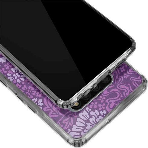 Radiant Orchid Floral LG Stylo 6 Clear Case