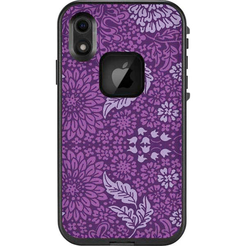 Radiant Orchid Floral LifeProof Fre iPhone Skin