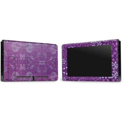 Radiant Orchid Floral Nintendo Switch Bundle Skin
