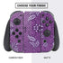 Radiant Orchid Floral Nintendo Switch Bundle Skin