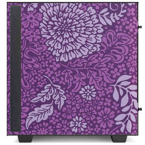 Radiant Orchid Floral NZXT H510 Compact ATX Mid-Tower Case Skin