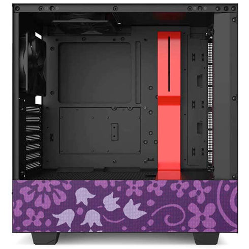 Radiant Orchid Floral NZXT H510 Compact ATX Mid-Tower Case Skin