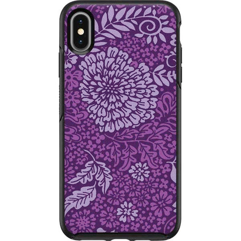 Radiant Orchid Floral Otterbox Symmetry iPhone Skin