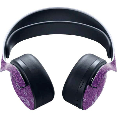 Radiant Orchid Floral PULSE 3D Wireless Headset for PS5 Skin