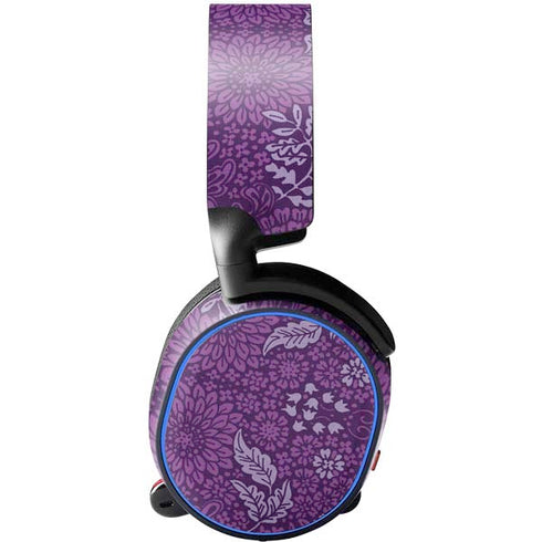 Radiant Orchid Floral SteelSeries Arctis 5 Skin