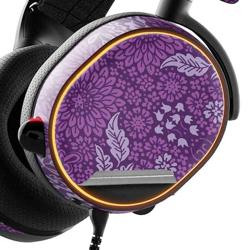 Radiant Orchid Floral SteelSeries Arctis 5 Skin