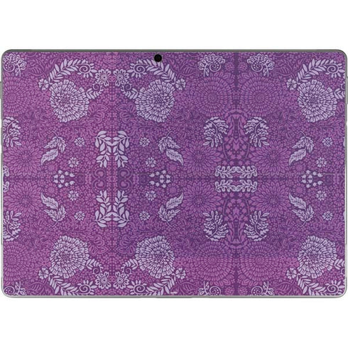 Radiant Orchid Floral Surface Pro 9 Skin