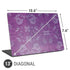 Radiant Orchid Floral Universal Laptop 13in (10.6 x 7.6in) Skin