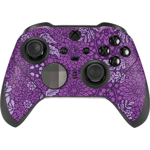 Radiant Orchid Floral Xbox Elite Wireless Controller Series 2 Skin
