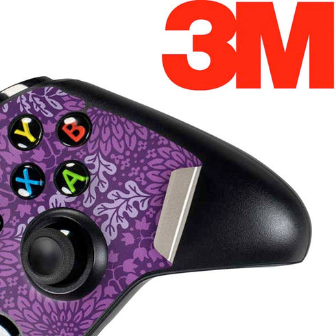 Radiant Orchid Floral Xbox One Controller Skin