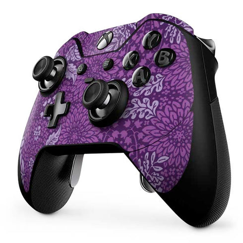 Radiant Orchid Floral Xbox One Elite Controller Skin