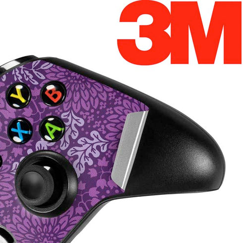 Radiant Orchid Floral Xbox One S Controller Skin