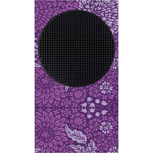 Radiant Orchid Floral Xbox Series S Skins