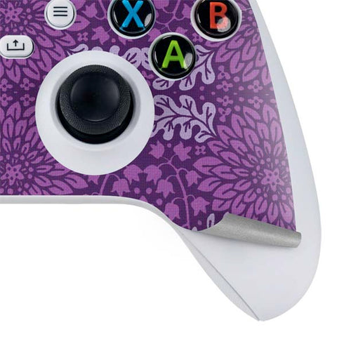 Radiant Orchid Floral Xbox Series S Skins