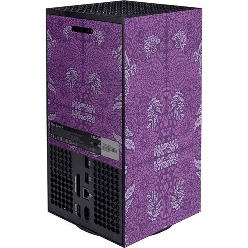 Radiant Orchid Floral Xbox Series X Bundle Skin