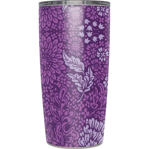 Radiant Orchid Floral Yeti 20oz Tumbler Skin