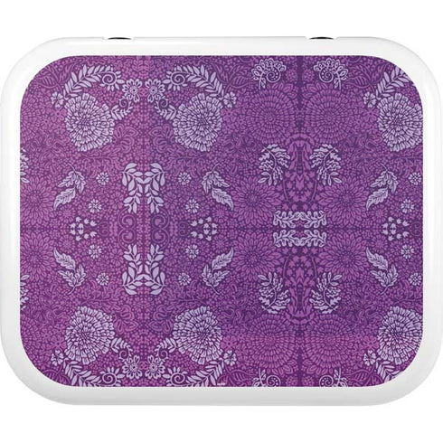 Radiant Orchid Floral YETI Roadie 24 Hard Cooler Skin
