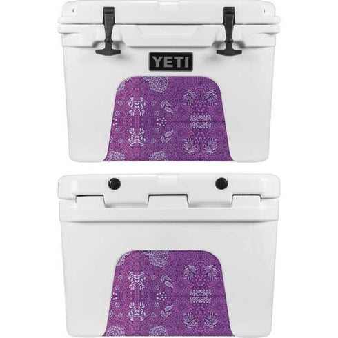 Radiant Orchid Floral YETI Tundra 35 Hard Cooler Skin