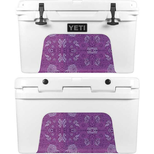 Radiant Orchid Floral YETI Tundra 45 Hard Cooler Skin