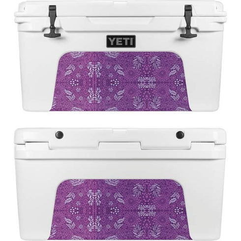 Radiant Orchid Floral YETI Tundra 65 Hard Cooler Skin