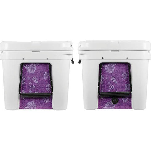 Radiant Orchid Floral YETI Tundra 65 Hard Cooler Skin