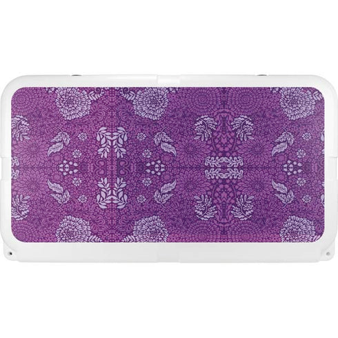 Radiant Orchid Floral YETI Tundra 75 Hard Cooler Skin