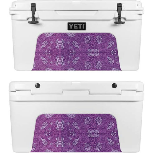 Radiant Orchid Floral YETI Tundra 75 Hard Cooler Skin