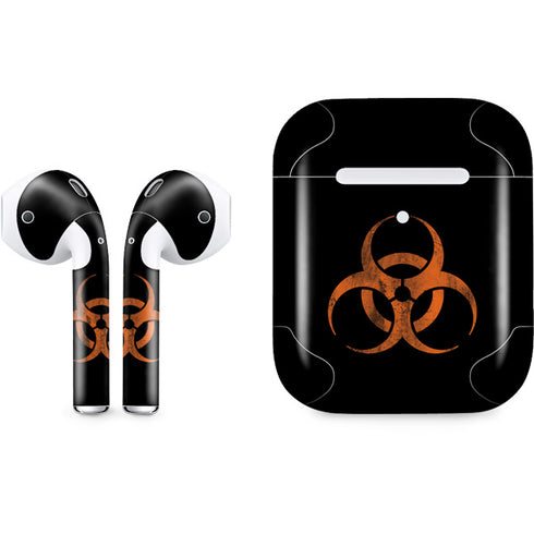 Radioactivity Black Apple AirPods 2 Skin