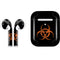 Radioactivity Black Apple AirPods 2 Skin