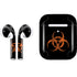 Radioactivity Black Apple AirPods 2 Skin