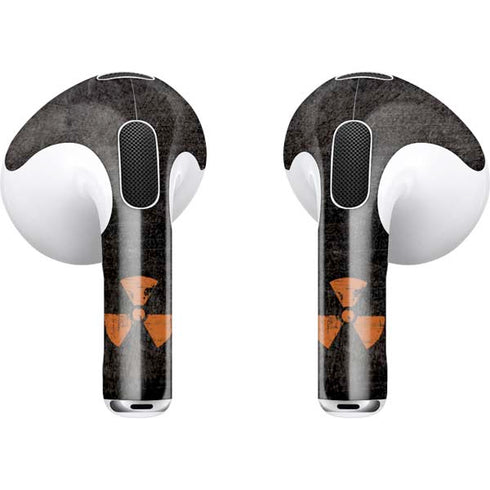 Radioactivity Black Apple AirPods (3rd Gen 2021) Skin