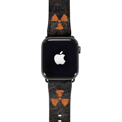 Radioactivity Black Apple Watch Band 42-44mm