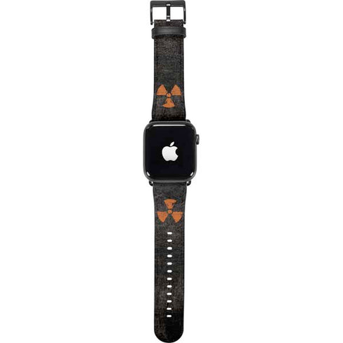 Radioactivity Black Apple Watch Band 42-44mm