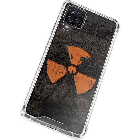 Radioactivity Black Galaxy A12 Clear Case