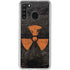 Radioactivity Black Galaxy A21 Clear Case