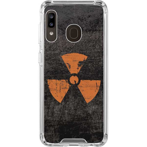 Radioactivity Black Galaxy A30 Clear Case