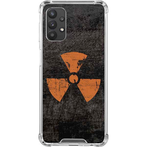 Radioactivity Black Galaxy A32 5G Clear Case