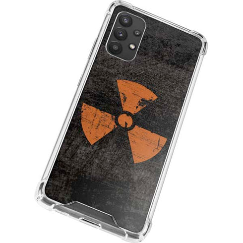 Radioactivity Black Galaxy A32 5G Clear Case