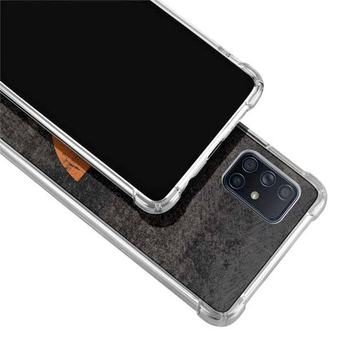 Radioactivity Black Galaxy A71 5G Clear Case