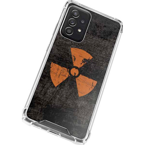 Radioactivity Black Galaxy A72 5G Clear Case
