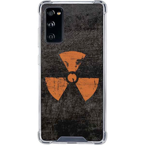 Radioactivity Black Galaxy S20 FE Clear Case