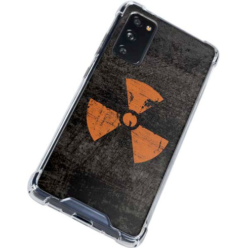 Radioactivity Black Galaxy S20 FE Clear Case