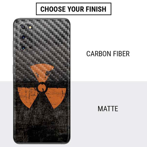 Radioactivity Black Galaxy S20 Skin