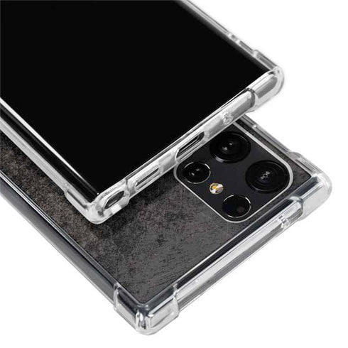 Radioactivity Black Galaxy S22 Ultra Clear Case